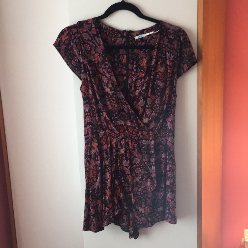 Patterned romper